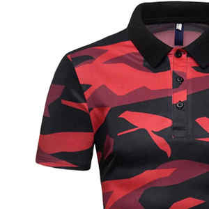 Polo de manga corta de lujo de alta calidad para hombre, camiseta de negocios con cuello elástico, ropa de trabajo de verano bordada - Product Image 4