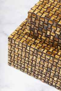 Caja de incrustaciones de hueso más estándar, caja de almacenamiento de incrustaciones de hueso de tamaño de diseño personalizado, caja decorativa de joyería de la India - Product Image 2