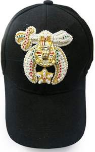 Casquette de baseball maçonnique - Broderie à la main de couleur marron, bijoux, fils métalliques, personnalisable, réglable, sportive, respirante, imperméable, unisexe - Product Image 5