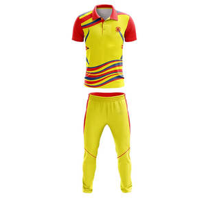 Uniforme de Cricket de Entrenamiento, MOQ Bajo, Hecho de Poliéster, Uniforme de Cricket Personalizado, Uniforme de Cricket de Talla Personalizada - Product Image 1