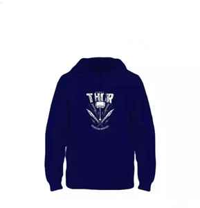 Sudadera con capucha negra Unisex de alta calidad, Mangas de Panel rojo, 100% de algodón, bordado de otoño, antibolitas para ropa informal, marca deportiva - Product Image 3