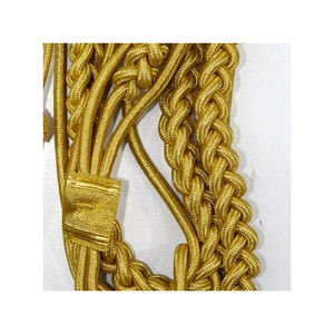 Aiguillette de Hilo de Bullion Francés, Cordones de Vestimenta de Guardia de Honor Personalizados, Fourragere para Hombro Derecho, Dorado, Aiguillette Ceremonial para Hombre - Product Image 2
