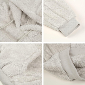 Vente chaude Nouvelle Arrivée Premium Qualité Hommes Sherpa Hoodies à Vendre Respirant Séchage Rapide Plus La Taille Hommes Sherpa Polaire Hoodies - Product Image 4