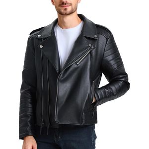 Veste en cuir de qualité supérieure, fabrication professionnelle pour hommes, coupe élégante, nouveautés, logo personnalisé, veste en cuir - Product Image 3