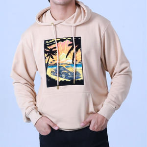 Haute qualité solide couleur personnalisée à manches longues sweats à capuche hommes surdimensionné confortable deux tons marque privée à capuche pour adultes - Product Image 6