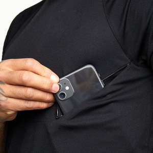 Nouvel arrivage du meilleur fournisseur d'ensemble de vêtements d'extérieur courts stylés et décontractés pour hommes, couleurs contrastées personnalisées et respirantes pour la saison d'automne - Product Image 5