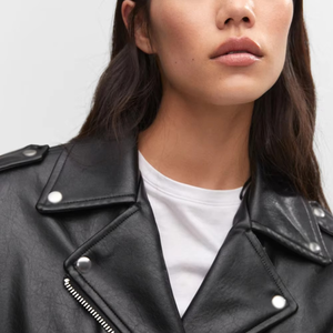 Chaqueta de Cuero para Mujer, Nueva, Transpirable, Último Diseño, Moderna, de Alta Calidad, Chaqueta de Cuero de Lujo, Ajustada - Product Image 4