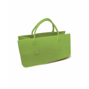 Bolsa de Fieltro Verde para Leña, Juguetes y Otros Artículos para Exteriores - Product Image 1