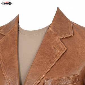 Chaqueta de Cuero para Hombre, Estilo Bomber, de Invierno, Fabricada en Fábrica, Precio Económico, Alta Calidad, Cuero PU, Impermeable, Cortavientos, Transpirable, Personalizable - Product Image 1