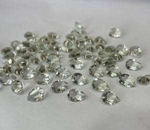 Améthyste verte naturelle coupe poire 8x12mm à facettes-améthyste verte en vrac de qualité supérieure - Product Image 5