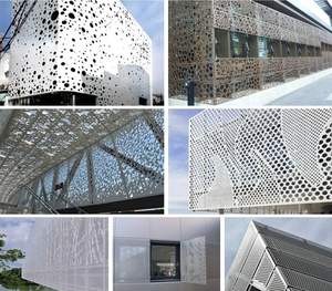 Lámina Metálica Perforada |   Paneles <span class=keywords><strong>de</strong></span> Malla Perforada <span class=keywords><strong>de</strong></span> Acero Inoxidable |   Tamaño <span class=keywords><strong>de</strong></span> Orificio Personalizado <span class=keywords><strong>para</strong></span> Barrera Acústica / Pared Acústica - Product Image 1