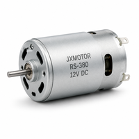 محرك JXMOTOR RS-390 بقوة 12 فولت وسرعة 12000 دورة في الدقيقة، محرك تيار مستمر عالي العزم بعمود دائري 2.3 مم للسيارات والقوارب النموذجية عالية السرعة