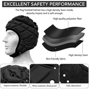 Casque de protection pour le football américain 7v7, vente chaude, utilisation en scrum, protection de la tête avec rembourrage en EVA, protection de la tête renforcée - Product Image 3