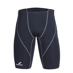 Pantalones cortos de compresión para hombre con el último diseño de calle principal de 2024, patrón sólido, precio al por mayor para correr, técnica teñida lisa - Product Image 1
