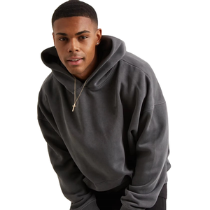 Sweat à capuche imperméable à manches longues pour hommes, sweat à capuche d'hiver pour hommes, pull à capuche avec poche kangourou - Product Image 2