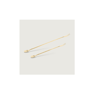 Cuillère de bar Outil de barman Cuillère de bar en laiton et agitateur de cocktail Long Tell Handle piece - Product Image 4