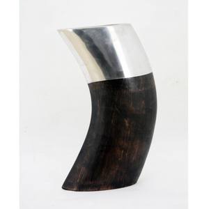 Aluminum Metal Unique Shape Silver Black Finished Coastal Iron Flower <b>Vase</b> Hot Selling Excellent Quality Home Decorative - Product Image 1