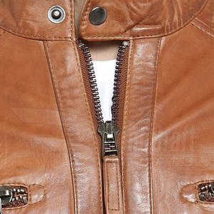 Recién llegado, chaqueta de cuero resistente con cuello alto de manga larga y estilo de calle principal para invierno - Product Image 6