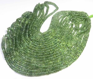 Cuentas de Apatita Verde de Alta Calidad, Redondas y Lisas, de 3-5 mm, Hilo de 17 Pulgadas, Gemas Naturales Pulimentadas, Valley MG - Product Image 3