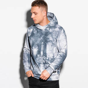 Sudaderas con capucha de algodón liso básico para hombre que ofrecen estiramiento natural y capa interior suave para un uso diario equilibrado - Product Image 4