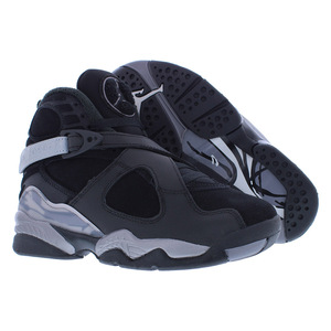 Scarpe Nike Air Jordan 8 Retro Winterized GS per ragazzi Colore: Nero/Gunsmoke/Argento metallizzato 100% autentiche - Product Image 5