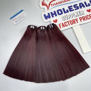 Paquete de pelo de trama recta de hueso superventa 100% extensiones humanas vietnamitas crudas mejor calidad Super doble dibujado precio saludable - Product Image 4