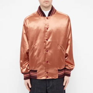 2025 vente en gros Hip Hop blanc Varsity veste corps en laine rouge personnalisé et blanc en cuir manches Baseball vestes de haute qualité - Product Image 6