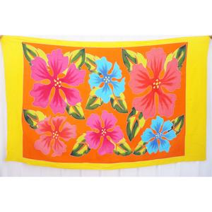 Pareos Hawaianos Pintados a Mano 100% Rayón de Alta Calidad, Ropa de Playa Personalizada al por Mayor, Cubierta para las Islas del Pacífico Asiático HPGU065-04-200 - Product Image 1