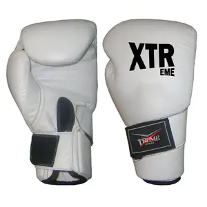 Supreme Quality Leather Boxing Training Gloves