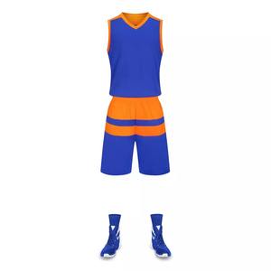 Diseña tu propio logotipo de impresión de alta calidad al por mayor diseño 2024 peso ligero hombres uniforme de baloncesto - Product Image 1