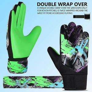 Gants de gardien de but en latex de haute qualité, imperméables et respirants, fermeture à lacets, conçus sur mesure pour une utilisation en extérieur - Product Image 4