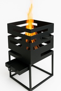 Braseros de Acero de Diseño Moderno, Portátiles, 9999 BTU, Calefacción para Patio Trasero, Decoración de Terraza, Reuniones Familiares al Aire Libre, Precio al por Mayor - Product Image 6