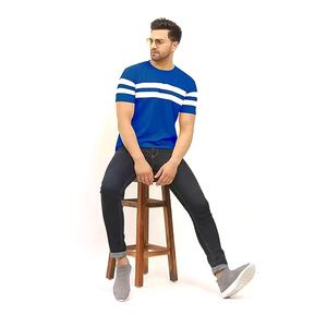 Mens Heat-Transfer Printed T-<b>Shirt</b> Custom All Over Print Quick Dry Breathable 100% Cotton Knitted Fabric Comfortable Streetwear - Product Image 5