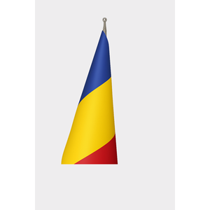Official Indoor Romania <b>Flag</b> with Digital Printing Aluminum or Fiberglass <b>Pole</b> String <b>Flag</b> Pennant Polyester Banners - Product Image 3