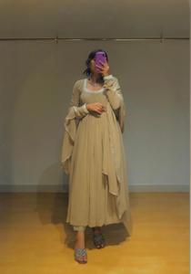 Tenue de mariage de style indien et pakistanais et tenue de festival Costume Georgette Salwar Kameez avec bordure en dentelle fantaisie Ensemble Kurtis - Product Image 5