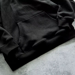 Sweat-shirt à capuche surdimensionné pour homme, 400 g/m², 100 % coton, logo personnalisé, ensemble court, style sportif, survêtement pour l'été - Product Image 4