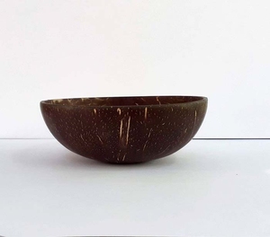 Tazón de cáscara de coco hecho a mano para barra de ensaladas y uso de buffet - Product Image 5