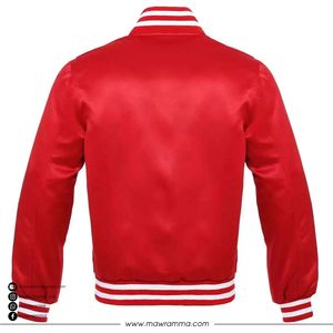 Blouson Bomber en Satin Personnalisé pour Homme avec Logo, Patchwork Camouflage, Imperméable, Respirant, Broderie Lettres Varsity Baseball - Product Image 4