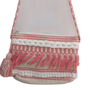 กระเป๋าถือแฟชั่นทรงสี่เหลี่ยมผ้าฝ้ายปอกระเจา ดีไซน์พิเศษ |   กระเป๋าผ้าปอกระเจาทำมือหลากสีสำหรับผู้หญิง ขนาด 3 ลิตร+ พร้อมซิป - Product Image 1