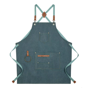 Tablier de cuisine sans manches en toile imperméable de haute qualité, personnalisable avec logo et couleurs, pour usage intensif, vente en gros - Product Image 4
