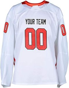 Diseño personalizado de talla grande Nuevo diseño Camisetas de hockey Logotipo impreso Sublimado Camisa de desgaste de hockey sobre hielo - Product Image 3