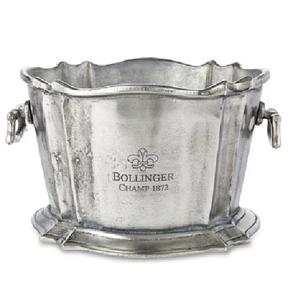 ตู้แช่ไวน์และเครื่องดื่มทำด้วยมืออลูมิเนียมโลหะดิบตู้แช่ไวน์และแชมเปญอินเดียทำด้วยมือพร้อมที่จับด้านข้าง - Product Image 1