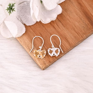 Pendientes Colgantes de Plata de Ley 925 Sólida con Turmalina Natural Tallada y Engaste de Garras, Estilo Boho Vintage - Product Image 5