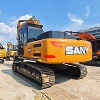 Excavatrice sur chenilles SANY SY235C d'occasion, 23 tonnes, faible nombre d'heures de fonctionnement, système hydraulique d'origine, prête à l'emploi en stock