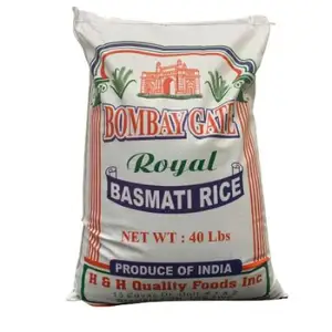 Hoge Kwaliteit 40lbs Basmati Lange Witte Voorgekookte Rijst 10lbs Pp Gezonde Voedselzak Te Koop