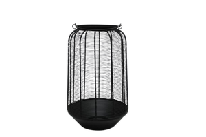 Black Powder Coated Metal Indoor Tabletop <b>Bird</b> <b>Cage</b> Retro Design Candle Holder for Home Hotel Restaurants Decorative Iron - Product Image 3