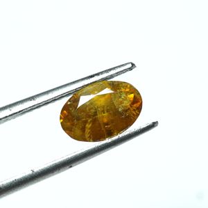 Piedra preciosa suelta de titanita facetada natural en piedra de corte esfeno de forma ovalada - Product Image 4