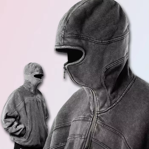 Sweat-shirts à capuche et pulls Ninja pour hommes, sweat-shirts à capuche de haute qualité en coton 480 g/m², pull d'hiver personnalisable - Product Image 2