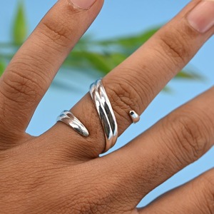 925 plata esterlina Cisne artritis férula dedo nudillo soporte mazo férula ajustable plata dedo regalo de Navidad anillo - Product Image 2