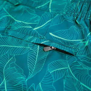 Pantalones cortos de natación para hombre OEM, bañadores de agua estampados de fábrica, pantalones cortos de gimnasio lineales elásticos, pantalones cortos de playa informales para hombre - Product Image 4